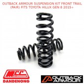 OUTBACK ARMOUR SUSPENSION KIT FRONT TRAIL (PAIR) FITS TOYOTA HILUX GEN 8 2015+